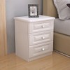 Yijunmca 15 Pack Cabinet Knobs Round Pulls 34mm White Wooden