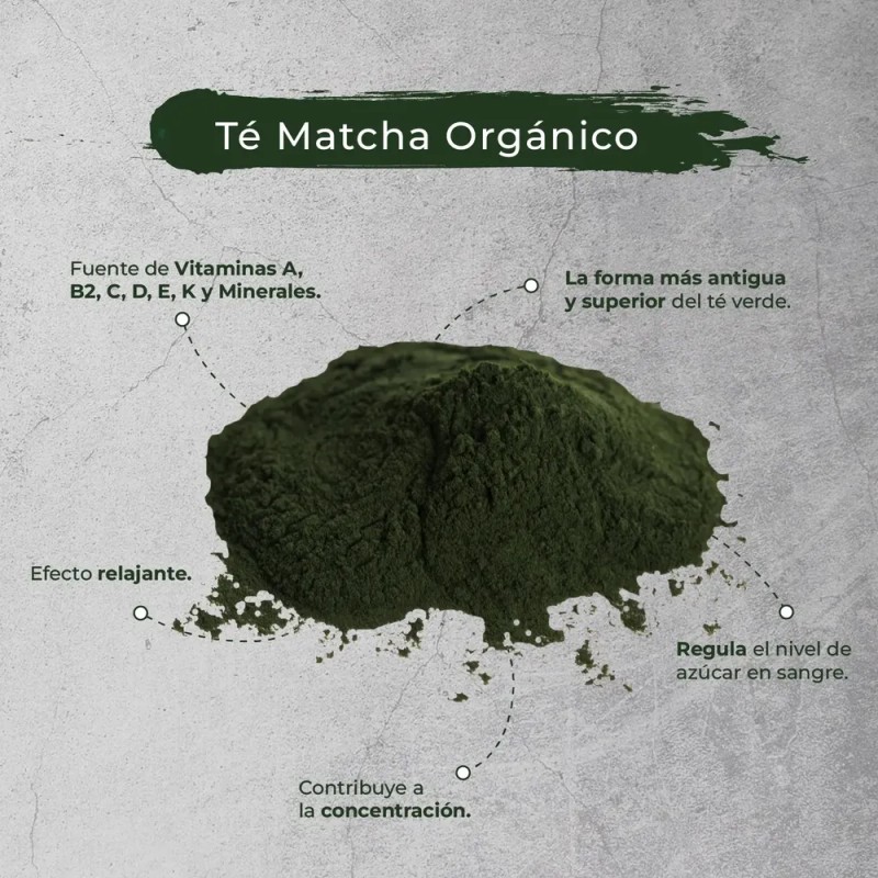 Té Matcha 100% Puro Premium Orgánico 100 Gramos