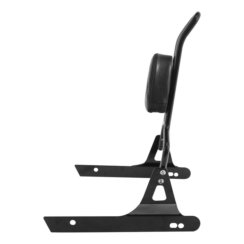 TCT-MOTORPARTS Black Detachable Passenger Backrest Sissy Bar Fits for Harley
