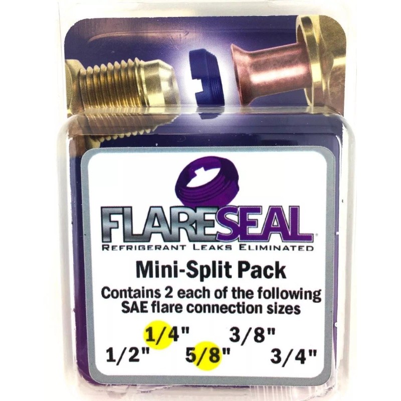 FlareSeal DIY Flare Seal Ductless Mini Split HVAC stop flare