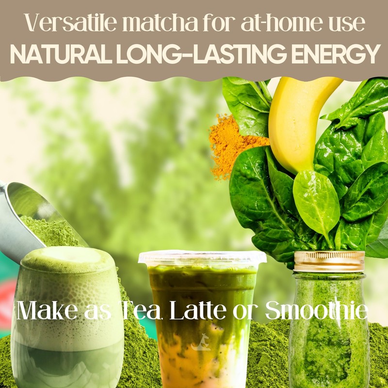 Organic Low-Calorie Matcha Latte - Coconut