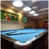 OSTAR Big Large Pool Ball Wall Clock, Battery Operated, Cue