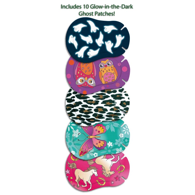 Ortopad® Bamboo Girls Eye Patches, 50/Box (Medium Size, 2-4 yrs)