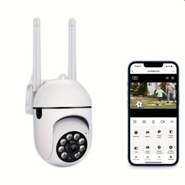 Boykeep 1080P Security Camera Outdoor 360° View Pan/Tilt Camera for Home Security Outside with Color Night Vision, Motion Detection, 2-Way Talk, 2.4GHz Wi-Fi, Micro SD Card & Cloud Service Y108