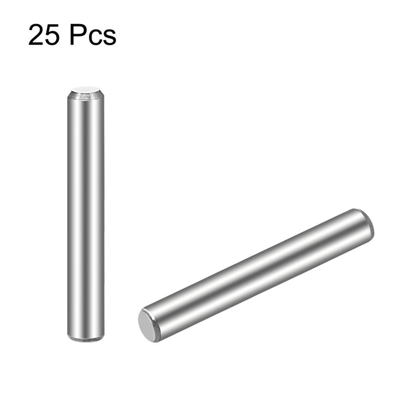 TOP-VIGOR 25Pcs 3mm x 20mm Dowel Pins Shelf Support Pegs,