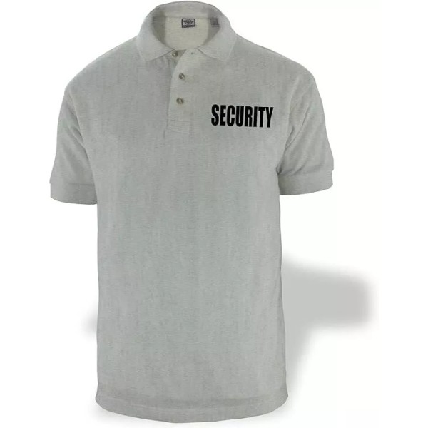 First Class Tactical Security Polo Shirt - Gray - Size