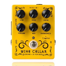 Caline CP-60 Wine Cellar Driver Guitar Effects Pedals Classic Tube Bass Amp Guitar Yellow Pedal