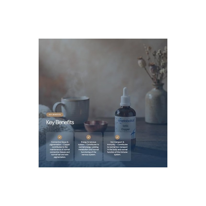 Ionic Copper Liquid 100ml | High Strength Trace Mineral |