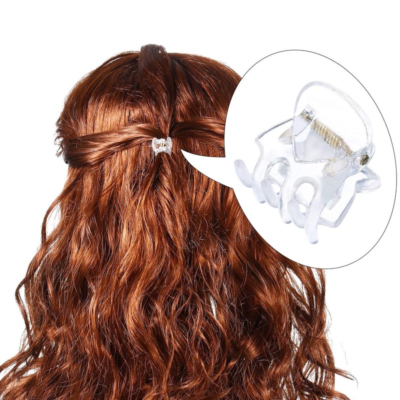 Mini Hair Clips Plastic Hair Claws Pins Clamps for Girls