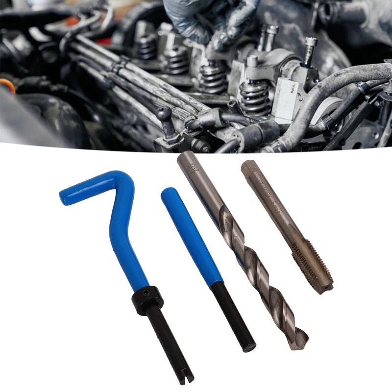 Thread Repair Coil Inserts Kit High Speed Steel Universal Auto