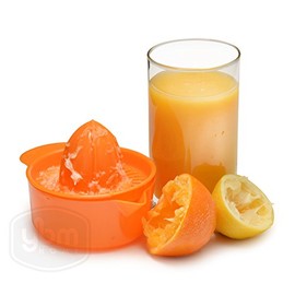 Ybm Home Citrus Manual Hand Juicer with Bowl Sized to Fit Lemons, Limes and Oranges Colors May Vary #Ba147 (1)