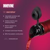 Innovine Wine Aerator Pourer with Built In Stopper, Tilt Design
