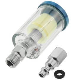 Water Oil Separator MTQY 1/4 Inch NPT Inlet and Outlet Air Compressor Water Oil Separator Filter,Spray Gun Painting Sprayer Oil Water Separator, in-Line Air Filter