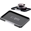 Black Non-Slip Mat, Plastics Washable Dashboard Tray, Heat Resistant Car