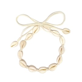 Honbay Natural Shell Necklace Handmade Summer Beach Shell Choker Necklace