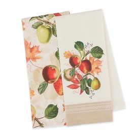 DII Cotton Kitchen Dish Towels, Set of 2, 18x28 inches, Orchard Botanical