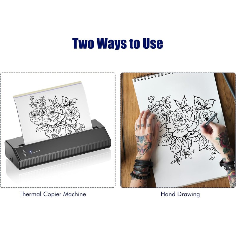 BIOMASER Tattoo Transfer Paper, 35 Sheets Tattoo Stencil Paper for