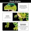 Myth Qholve Velociraptor Dino Building Block Set Detailed Dinosaur Model