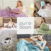 puredown® King Size Blanket for Bed, Ultra Soft Lightweight Down
