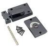 Toilet Indicator Bolt Vacant/Engaged Matt Black