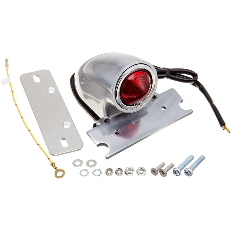 Kijima 218-3008 Motorcycle Parts Spart Style Tail Lamp, G18, 12V23/8W,