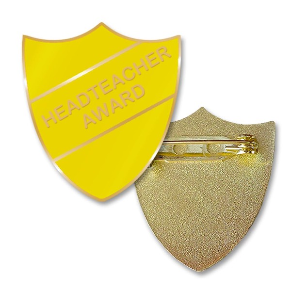 Headteacher Award Pin Badge, Metal enamel