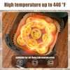 7.5 Inch Air Fryer Parchment Paper Liners Square,150 Pcs Non-stick