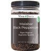 Viva Doria Malabar Peppercorn, Whole Black Pepper, Black Peppercorns For