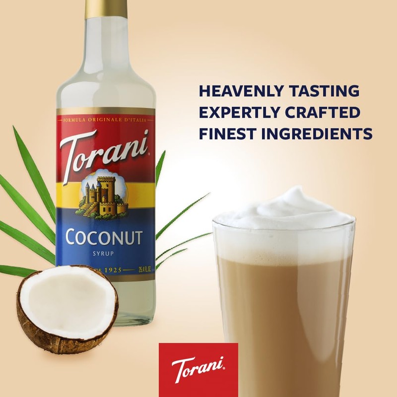 Torani Coconut Syrup, 750 ml