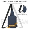 BROADREAM Mini Sling Bag for Men Women with RFID Pocket