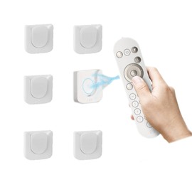 ZAXPHUMAX 6 PCS Remote Control Holder Wall Mount Magnetic Remote Control Bracket，Magnetic remote control holder，Magnetic remote control holder wall mount