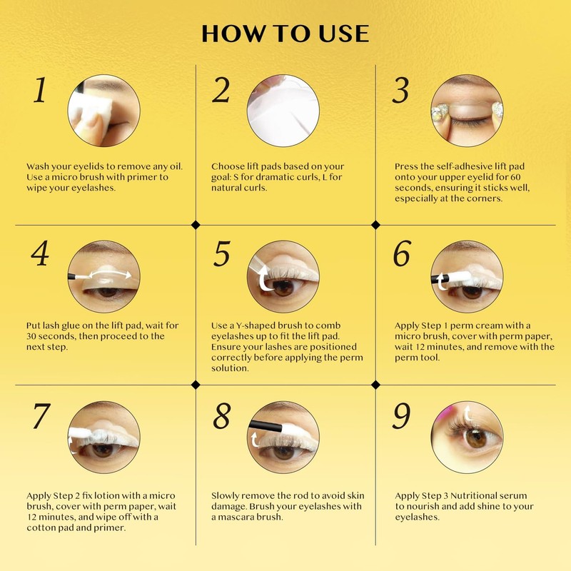 Lash Lift Kit for Eyelash Lamination: Made in Korea Professional