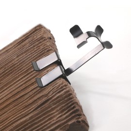 Grip Clip Roof Clips, Safe for Heat Tape, Electric Cable & Roof Heat Cable Installation, Prevents Roof Damage, Easy Nail-Free Outdoor Cable Clips, Your Ultimate Cable Clip (.825-25 Pack)