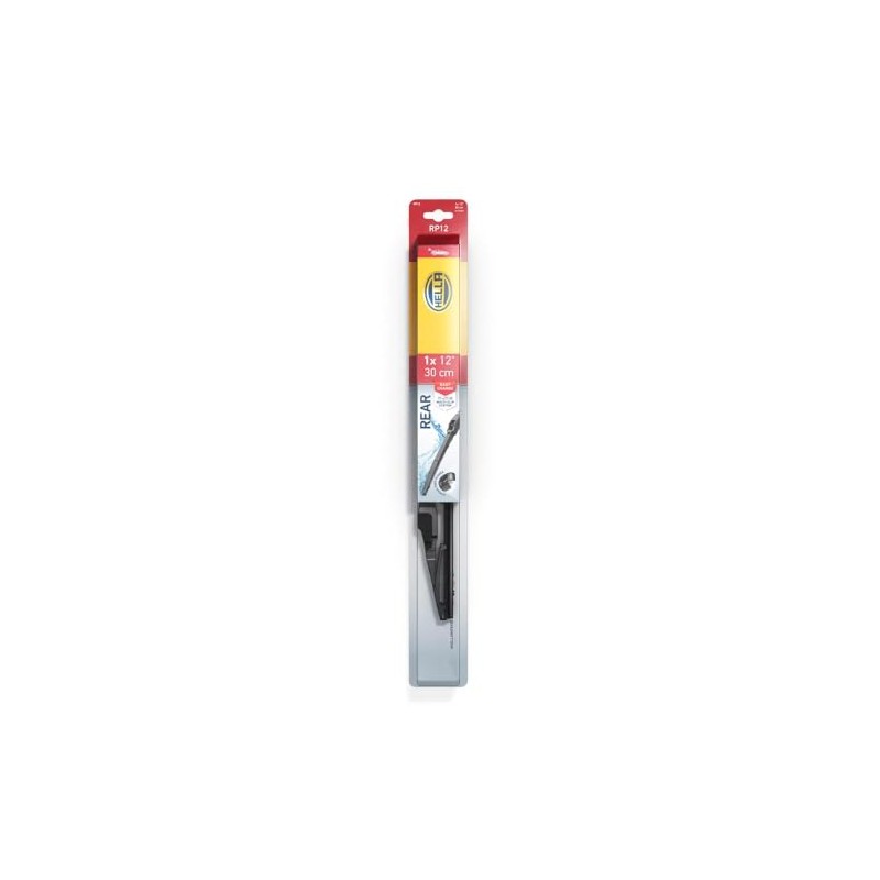 Hella 9XW398114012T Pluma Limpiaparabrisas Trasera 12" Multiconectores Negro 1 Pieza
