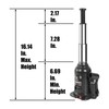 Torin 8 Ton (16,000 LBs) Double Ram Welded Hydraulic Car
