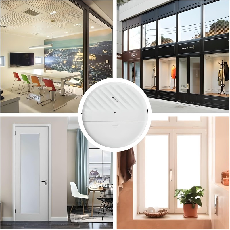 Security Alarm, Security Sensor, Window, Ultra-thin, 125 dB Loud Volume,