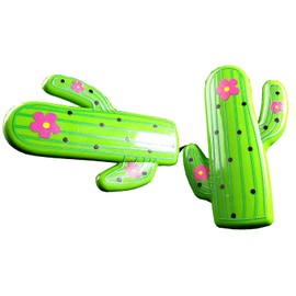 Cactus Style Beach Towel Clips Jumbo Size for Beach Chair, Cruise Beach Patio, Pool Accessories for Chairs, Household Clip, Baby Stroller. by C&H Solutions