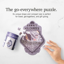 Lantern Press Mini Jigsaw Puzzle for Adults, Protect Our National Parks (Hawaii Volcanoes)