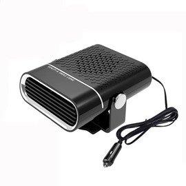 12V 120W 2 In 1 Car Heater Cooler Fan - Car Window Emister and Defroster - Portable Car Fan 360° Rotatable