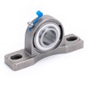 XIKE 2 Pcs SUCP205-16 Bore 1" All Stainless Steel Pillow