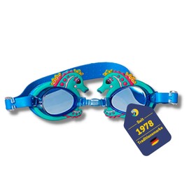Best Sport Kids' Seahorse Swimming Goggles, Blue, Small