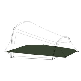 qeedo Light Spruce S Groundsheet, Tent Underlay, Protection Against Moisture and Damage