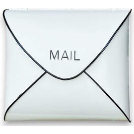 NACH Wall Mount Mailboxes for Outside, 12.5 x 5 x 10 inch White Wall Mailboxes for Outside, Waterproof Mailboxes for Outside - Envelope Mailbox Kit White