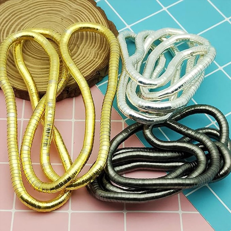 Bendable Snake Necklace for Women Flexible Multi-purpose Infinite Loop Choker