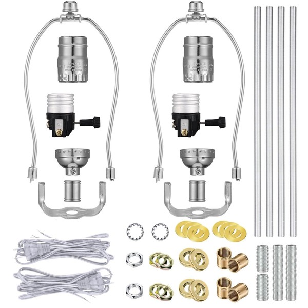 2 Sets Make-a-Lamp Kits - Table Repair or DIY Wiring