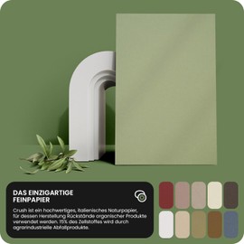 Netuno 10 Sheets of Craft Card Light Green DIN A4 21 x 29.7 cm 250 g Crush Kiwi Fine Paper Printable High Quality Special Cardboard Eco Paper A4 for Business Cards Invitation Cards Wedding Cards