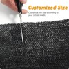 Cisvio 70% Mesh Shade Cloth with Grommets 4x16 FT Durable