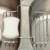 PureLiving Kitchen Sink Sponge Holder Stainless – Rustproof Double-Layer Stainless