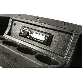 Radio Adapter Plate In Black for E-Z-Go Txt New Generation 2015 And Up (Will Not Fit Previous Generation Txt Model) (Will Not Fit Any Rxv Models) (Will Not Fit 72 Volt Model)