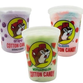 Buc-ee’s Sweet Fluffy Sugar Cotton Candy - Specification: Watermelon, Grape, Classic